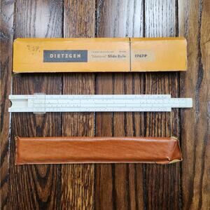 Dietzgen "National" Slide Ruler 10 inch 1767P